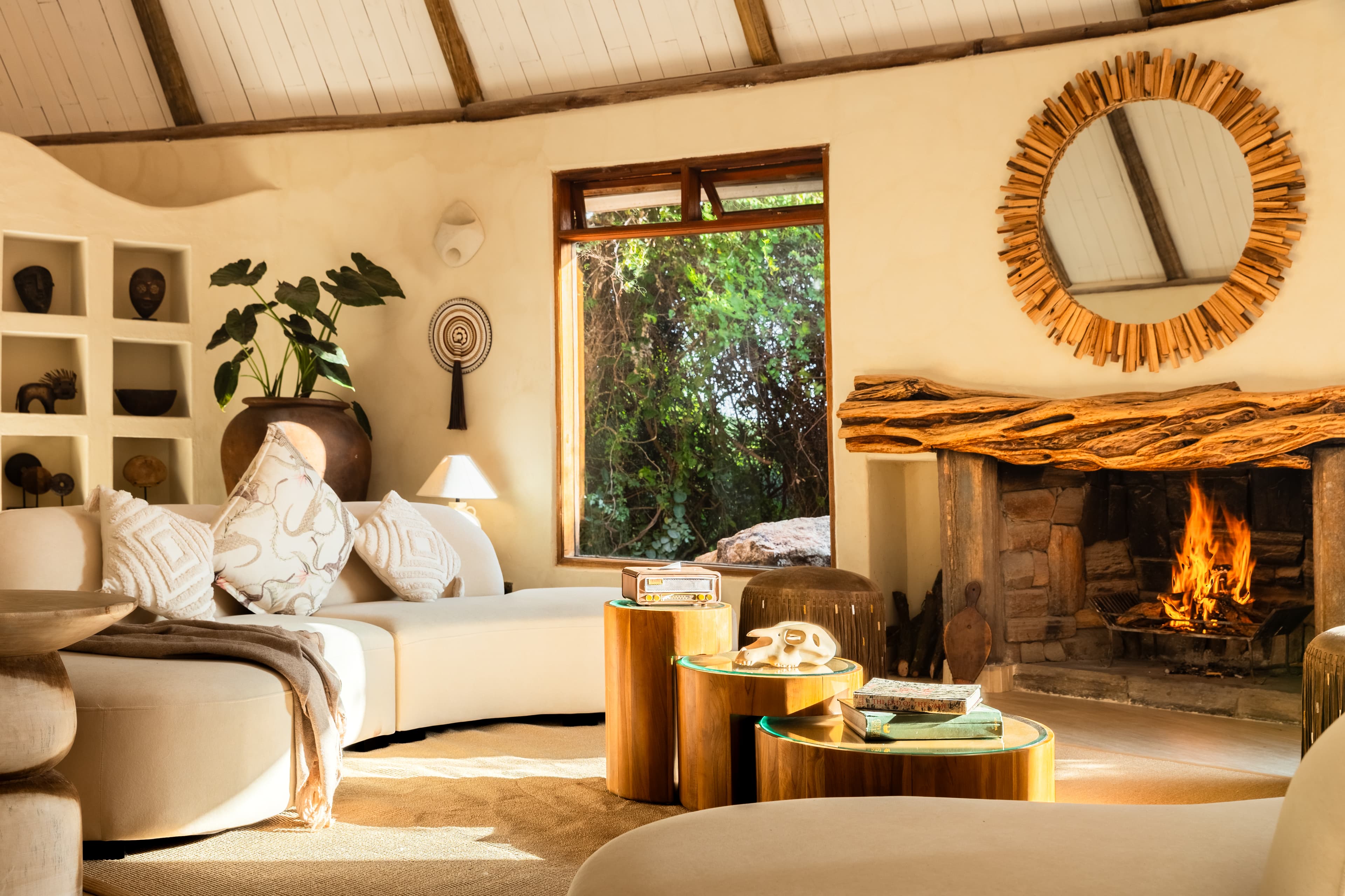 Cottar’s Bush Villa Lounge
