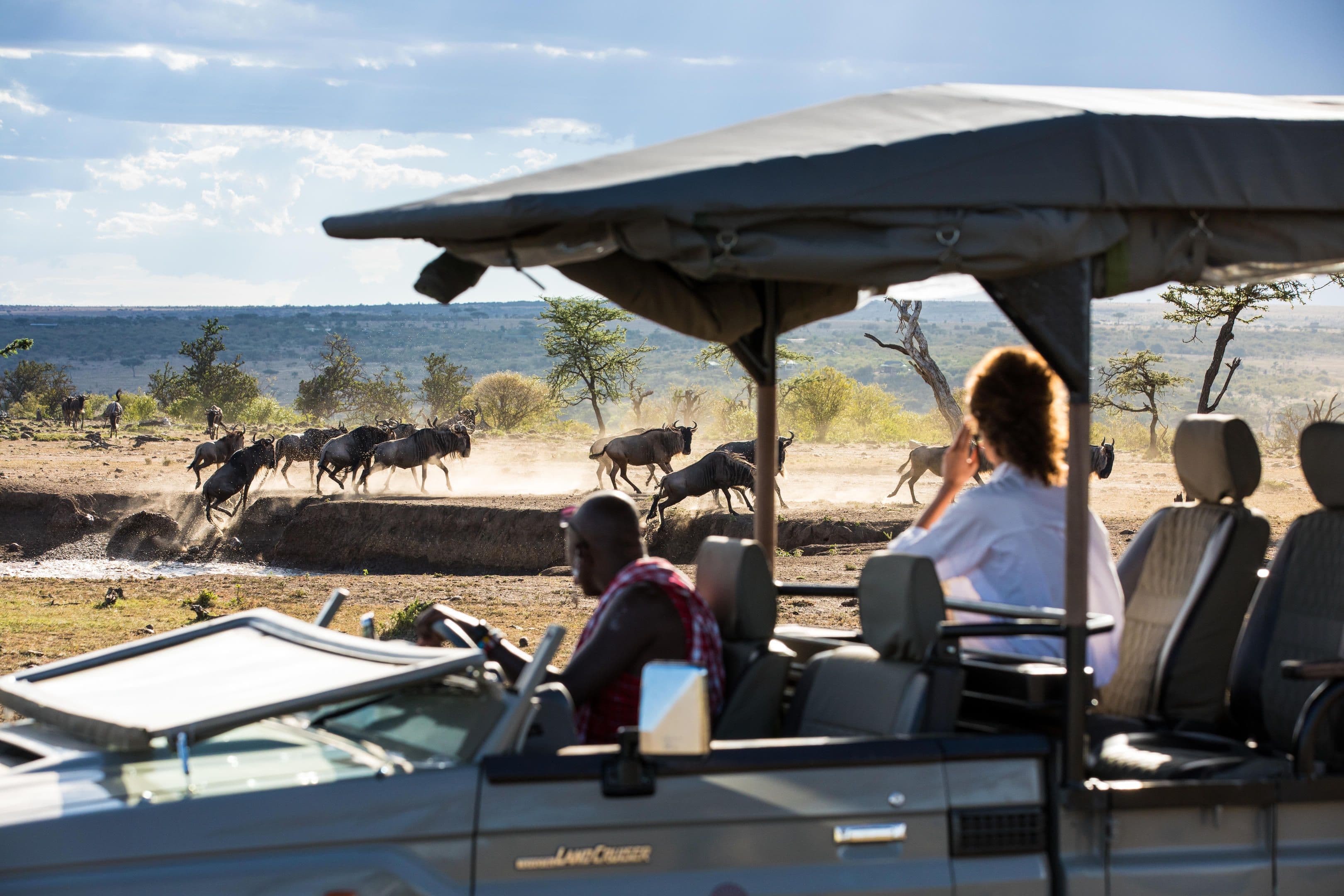 Saruni Eagle View game drive