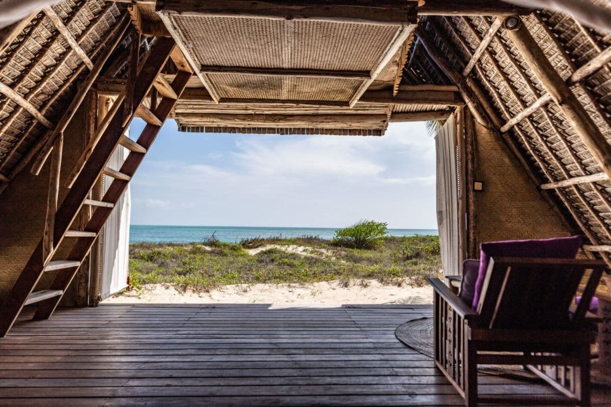 Tanzania Fanjove Island Banda view out 1200x800