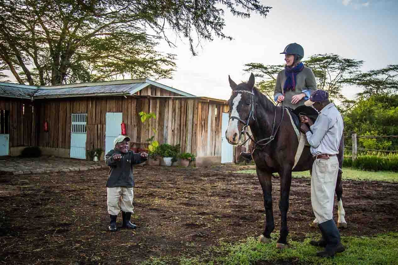 Solio horse riding